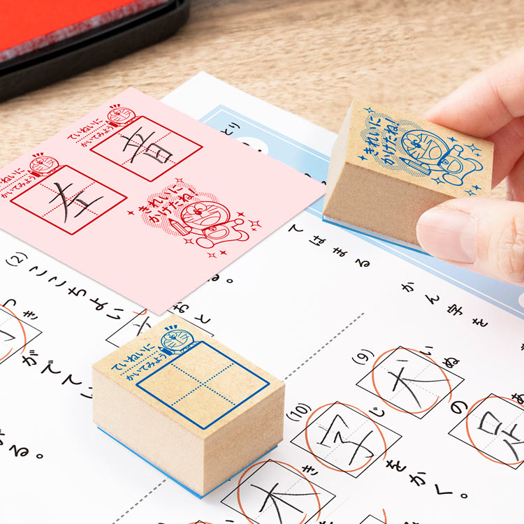 スタンプ ドラえもん 文字練習マス目スタンプ ●予約 BEV-SOH-015 W58×H78×D25mm