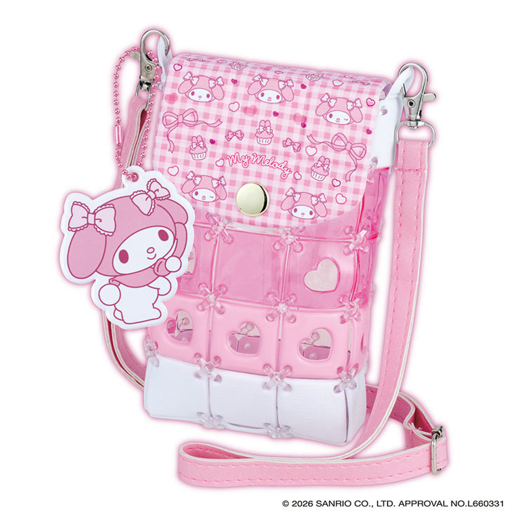 パチェリエ マイメロディ スマホショルダー (サンリオ) BEV-PCR-058 W140×D40×H190mm