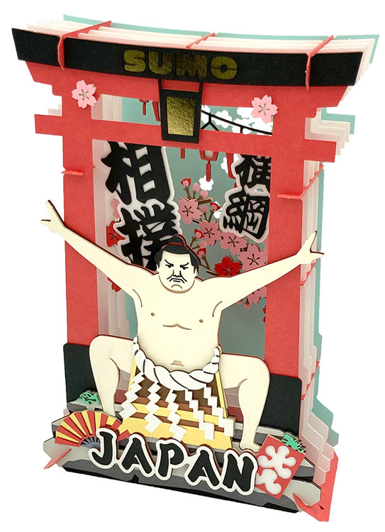 相撲　　ENS-PT-L66 約H160×W100×D42mm