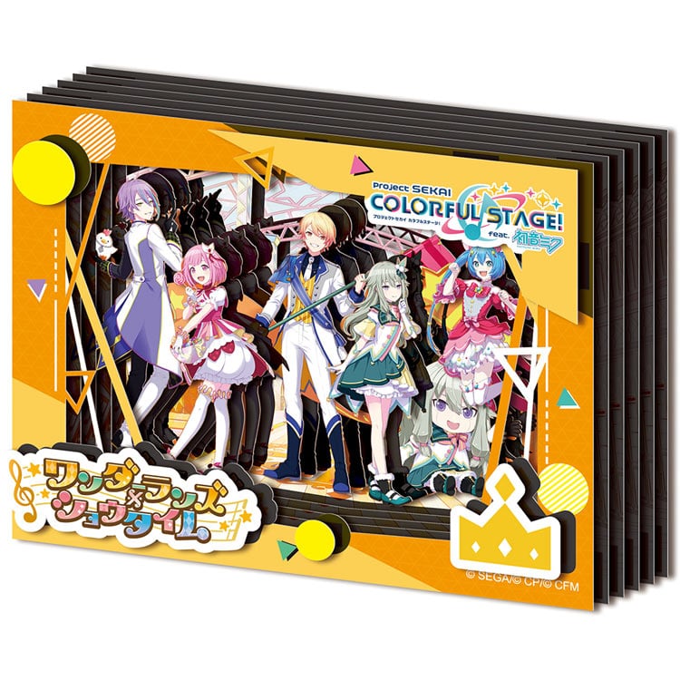 ペーパーシャドーアートミニ ワンダーランズ×ショウタイム（初音ミク）　初音ミク　●予約　ENS-SA-M40 H96×W128×D20mm