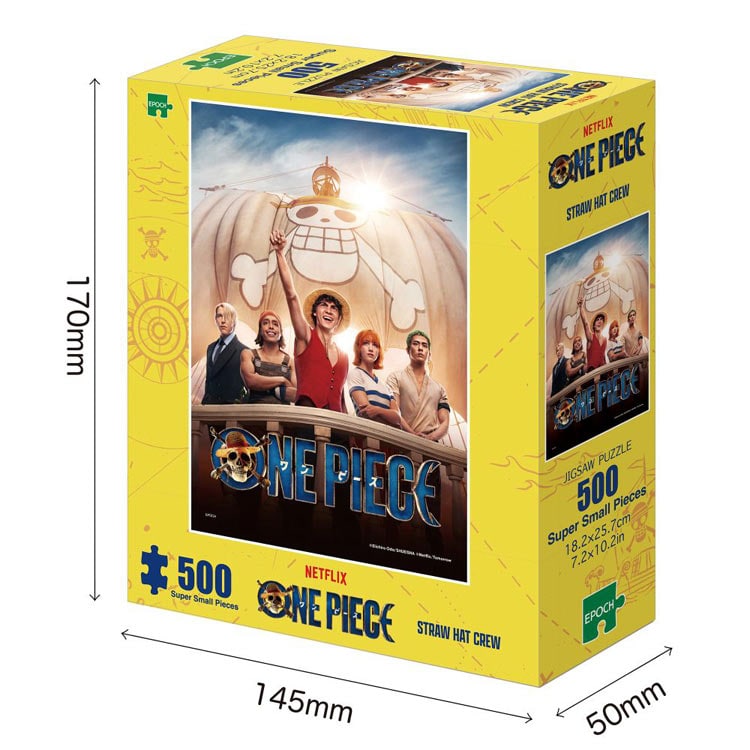 Netflixシリーズ「ONE PIECE」ストロー ハット クルー　(ワンピース)　500ピース　ジグソーパズル　●予約　EPO-52-820 18.2×25.7cm