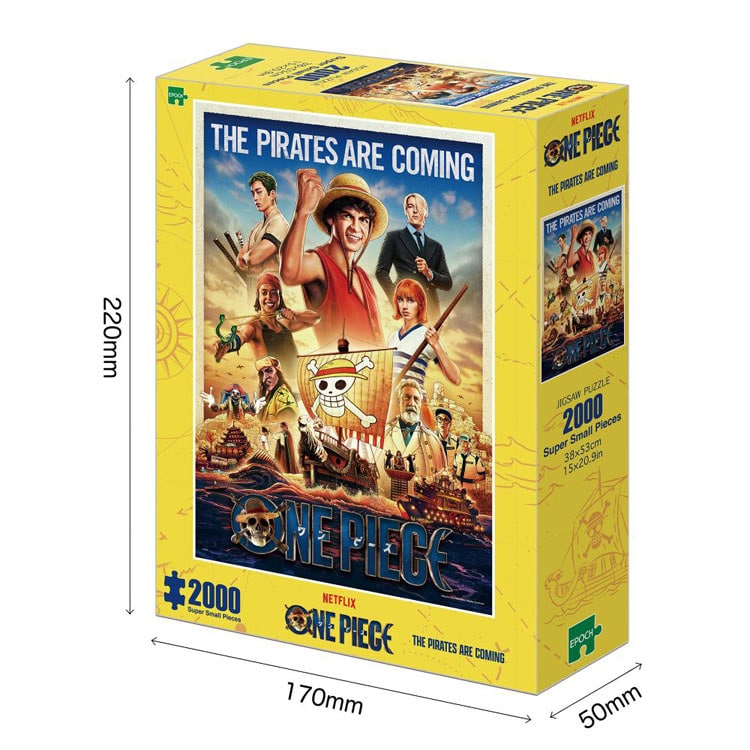 Netflixシリーズ「ONE PIECE」ザ・パイレーツ アー カミング　(ワンピース)　2000ピース　ジグソーパズル　●予約　EPO-54-720s 38×53cm