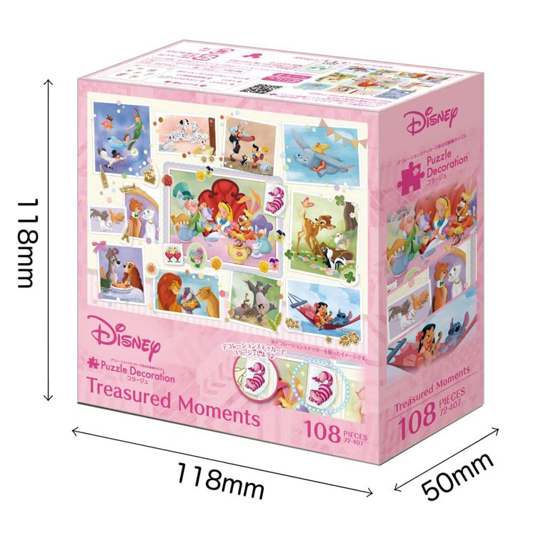 Treasured Moments（トレジャー・モーメント） （オールキャラクター）　108ピース　ジグソーパズル　EPO-72-407 18.2×25.7cm