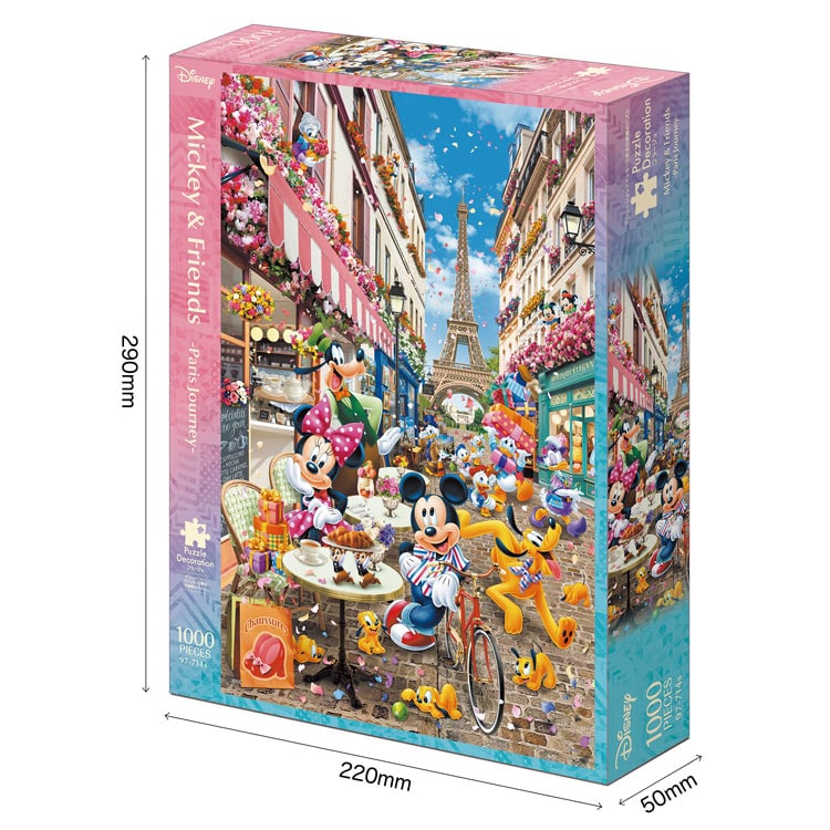 Mickey&Friends -Paris Journey-(ミッキー&フレンズ -パリジャーニー-) (ミッキー&フレンズ) 1000ピース ジグソーパズル ●予約 EPO-97-714s 50×75cm