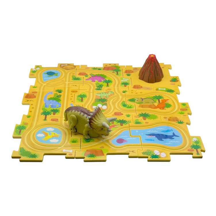 パネルワールド はしる! トリケラトプス　MSD-1735 W290×H230×D100mm