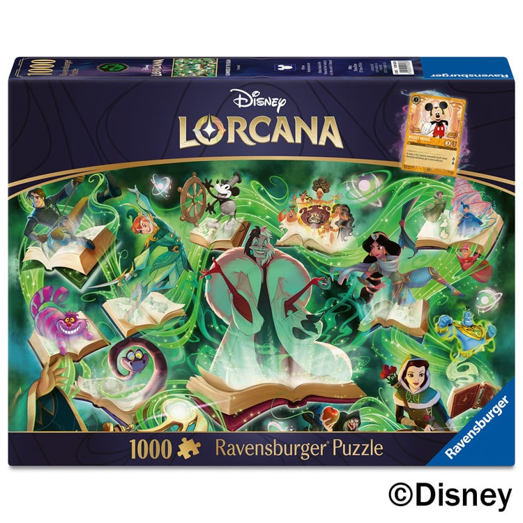 ディズニー・ロルカナ・パズル：エメラルド （オールキャラクター）　1000ピース　ジグソーパズル　●予約　RAV-016236 50×70cm