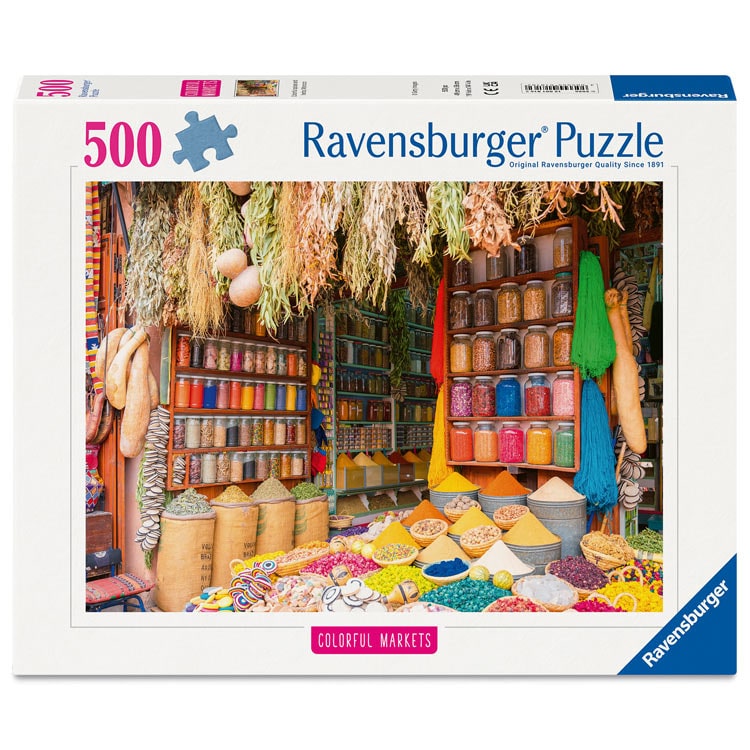 モロッコ 色鮮やかなスパイスとハーブ 500ピース ジグソーパズル ●予約 RAV-018162 36×49cm