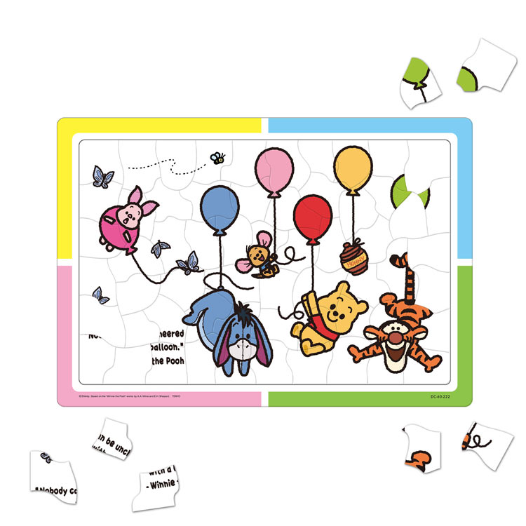 ふうせん「くまのプーさん」げんさくデビュー 100しゅうねん（くまのプーさん）　(ディズニー)　60ピース　●予約　TEN-DC60-222 26×37.5cm