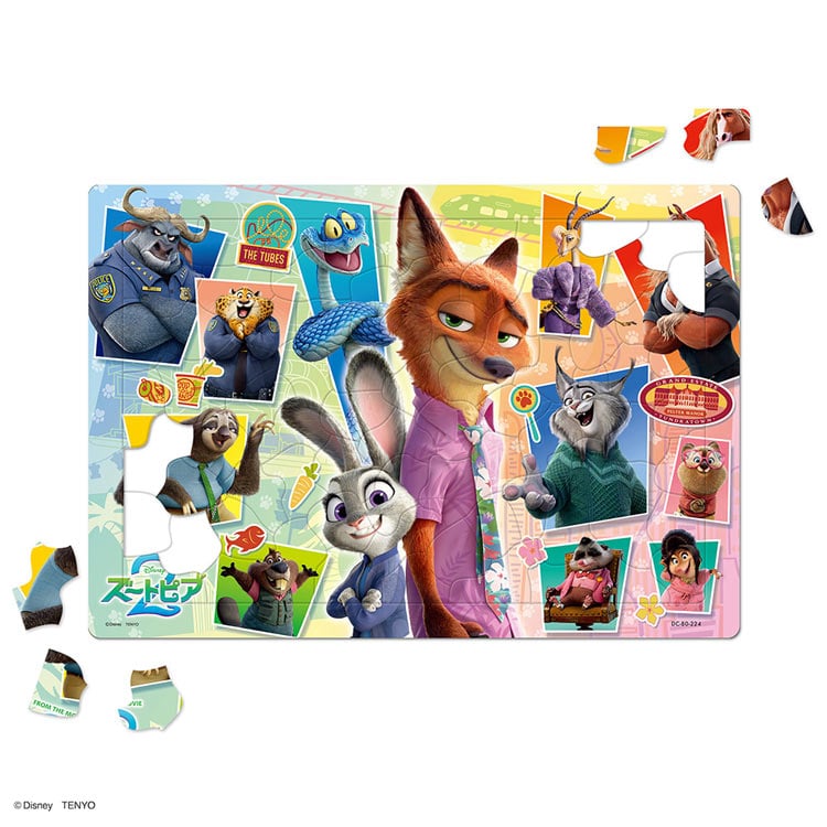 あたらしいであい（ディズニー映画『ズートピア2』）　(ズートピア)　80ピース　●予約　TEN-DC80-224　［CP-IT］ 26×37.5cm