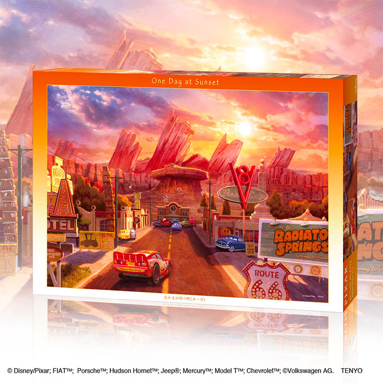 なかまの待つ町（カーズ）　 （カーズ）　1000ピース　ジグソーパズル　●予約　TEN-D1000-905 51×73.5cm