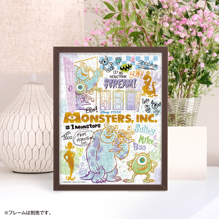 カラフル・ゴールド/モンスターズ・インク　(モンスターズ・インク)　300ピース　ジグソーパズル　●予約　YAM-42-124 16.5×21.5cm