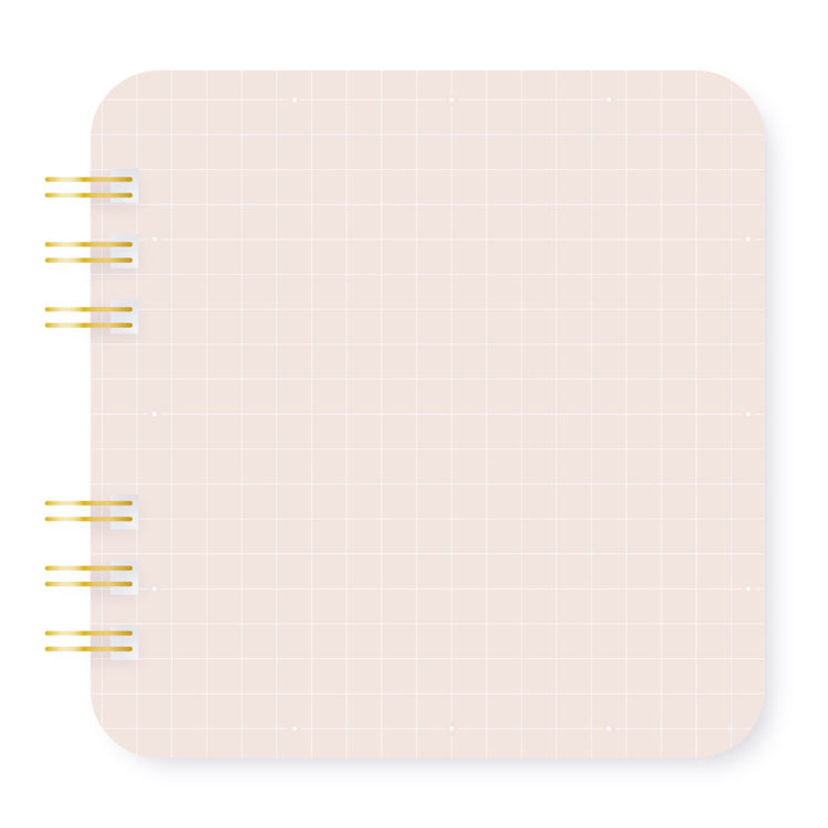 まるみの ノート まどろみのカフェS　　BEV-MM-043 W105×H100×D13mm