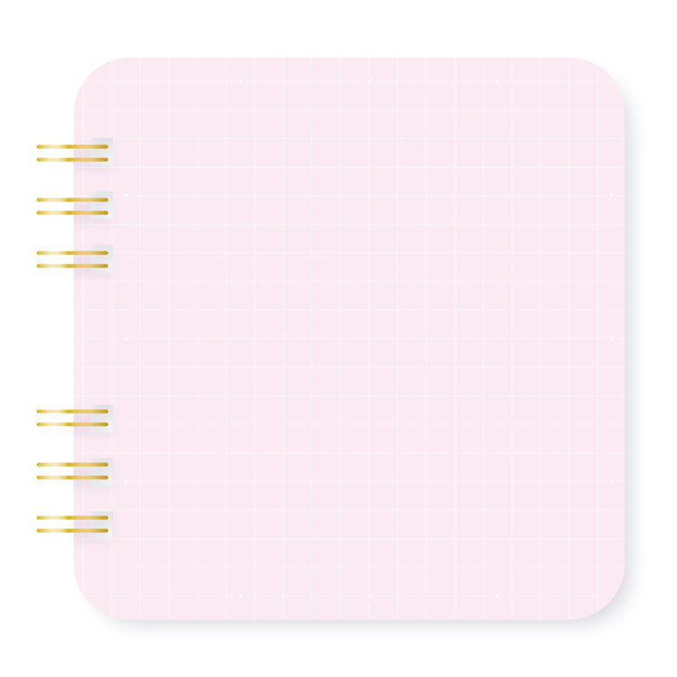 まるみの ノート ときめきの深呼吸S　　BEV-MM-045 W105×H100×D13mm