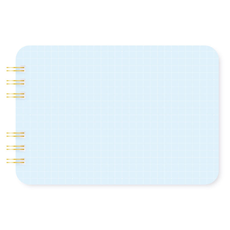 まるみの ノート ひそやかな波音M　　BEV-MM-048 W153×H100×D13mm