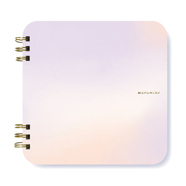 まるみの ノート ライラックのささやき L　●予約　BEV-MM-051　［CP-ST］ W147×H139×D15mm