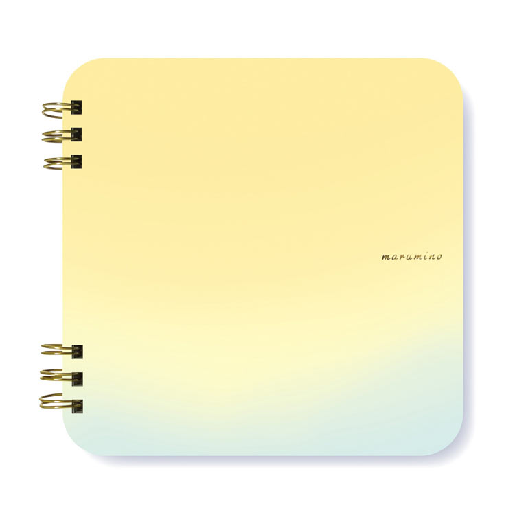 まるみの ノート ミモザのおとずれ L　●予約　BEV-MM-052　［CP-ST］ W147×H139×D15mm