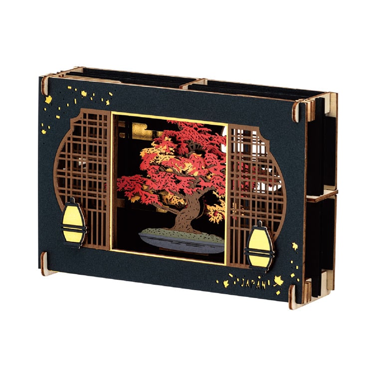 BONSAI -紅葉- ●予約 ENS-PT-WL32 H100×W152×D42mm