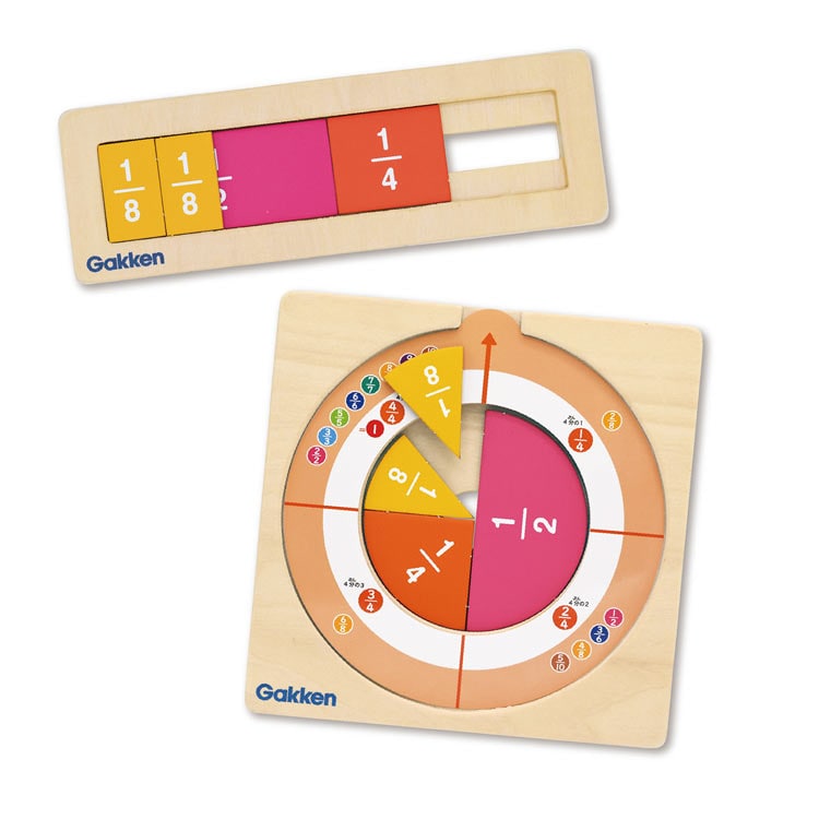 はめて、分けて、見てわかる！あそんでぶんすう　●予約　GKN-83095 W19×H27×D8cm