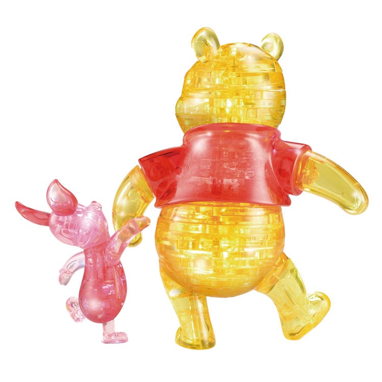 クリスタルギャラリー くまのプーさん&ピグレット (くまのプーさん) 57ピース ●予約 HAN-07677 W95×H145×D45mm