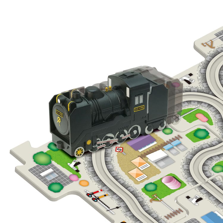 パネルワールド 走る！D51蒸気機関車　MSD-1646 W290×H230×D80mm