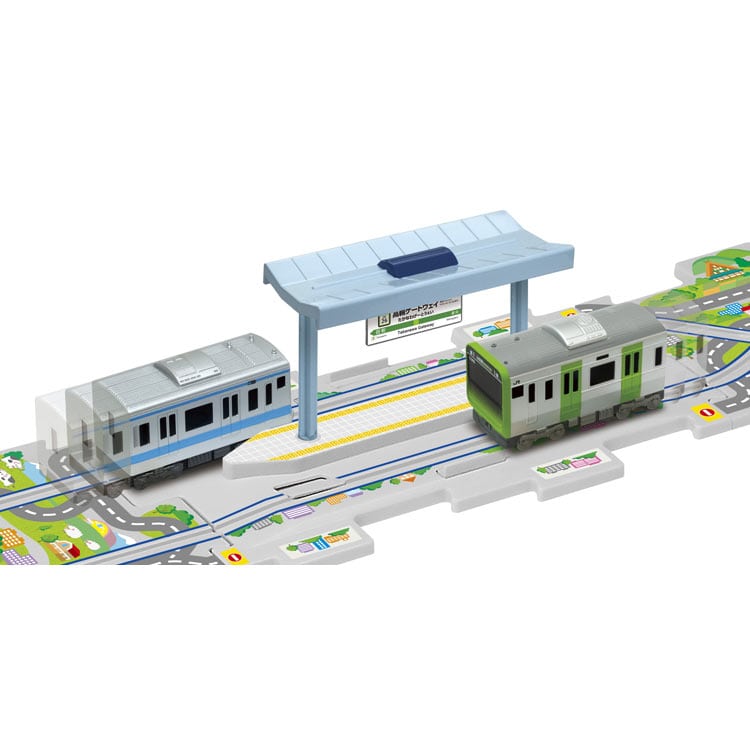 パネルワールド 走る! 通勤電車 ストップ&ゴー! E235系山手線・E233系京浜東北線セット MSD-1701 W290×H230×D80mm