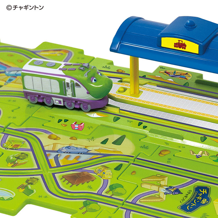 パネルワールド チャギントン ココ・ブルースター駅でSTOP!&GO!　(チャギントン)　MSD-1736 W295×H240×D115mm