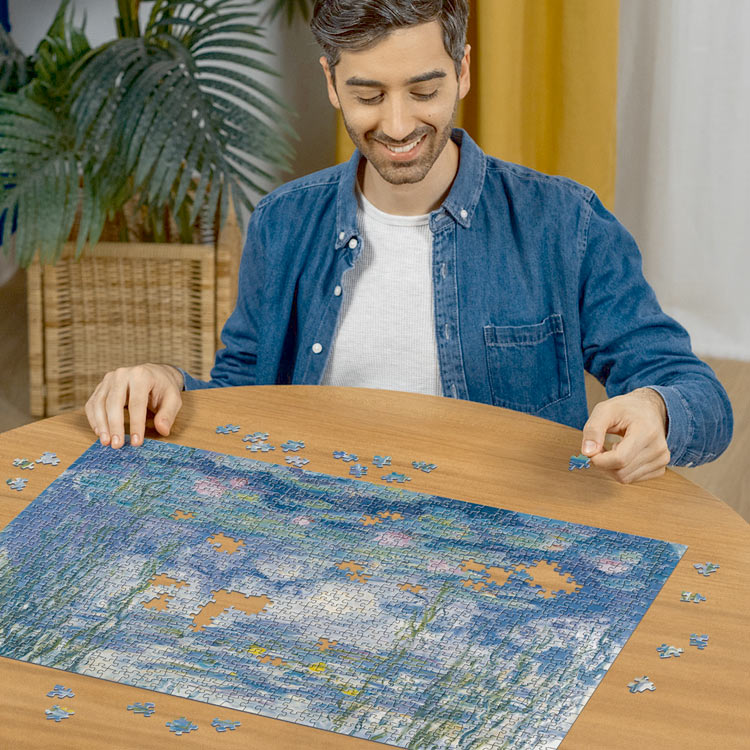 モネ「睡蓮」　(モネ)　1000ピース　ジグソーパズル　●予約　RAV-001942 50×70cm