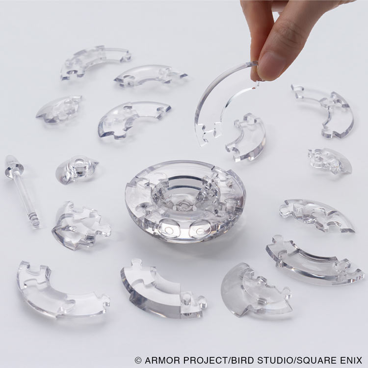 ドラゴンクエスト クリスタルパズル メタルスライム　(ドラゴンクエスト)　28ピース　●予約　SQE-27336 約W64×H60×D64mm