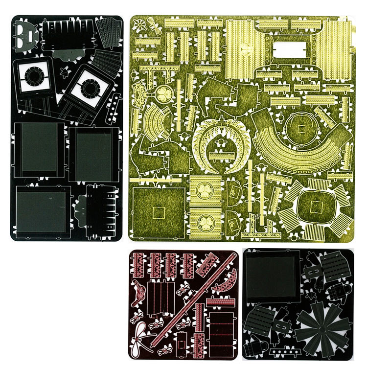 鎧 徳川家康 （メタリックナノパズル）　　TEN-T-ME-005M W12×H17×D0.2cm