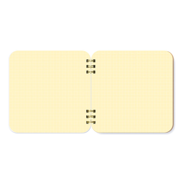 まるみの ノート ミモザのおとずれ L　●予約　BEV-MM-052　［CP-ST］ W147×H139×D15mm