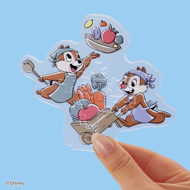 ディズニー アクスタポップ チップ＆デール/ベジタブル　(ディズニー)　34ピース　●予約　BEV-SP-059 H98×W92×D50mm