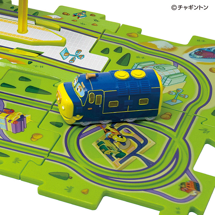 パネルワールド チャギントン ココ・ブルースター駅でSTOP!&GO!　(チャギントン)　MSD-1736 W295×H240×D115mm