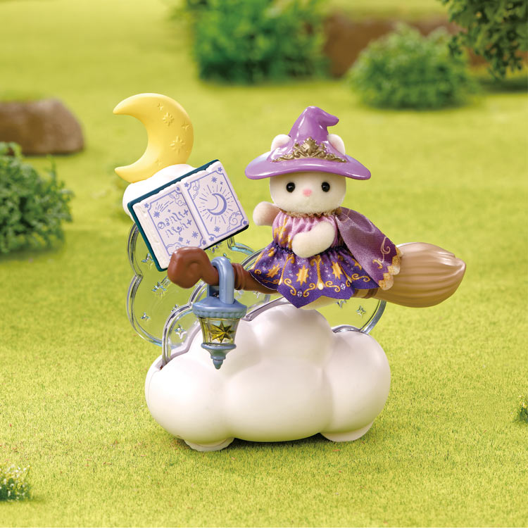 Little Tales Collection 月夜の空飛ぶほうき　●予約　LT-04 W120×D105×H120mm