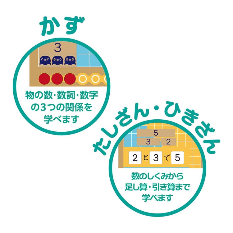 はめて、つなげて、見てわかる！あそんでかず・さんすう　●予約　GKN-83094 W33×H27×D5cm