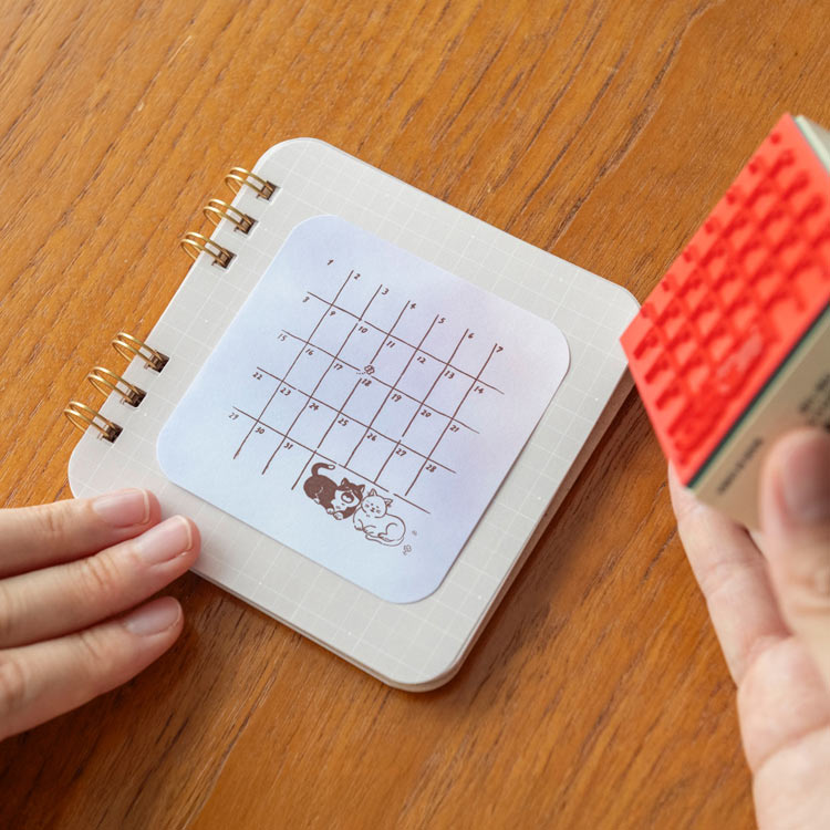 まるみの ノート まどろみのカフェS　　BEV-MM-043 W105×H100×D13mm