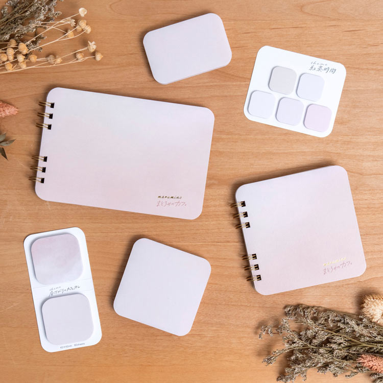 まるみの ノート まどろみのカフェS　　BEV-MM-043 W105×H100×D13mm