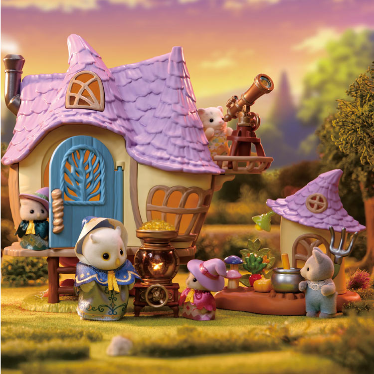 Little Tales Collection フクロウの星のみえるお家　●予約　LT-01 W240×D105×H240mm