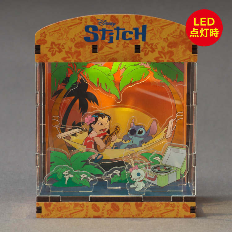 リロ&スティッチ ●予約 YAM-516-45 H9.5×W7.5×D6cm