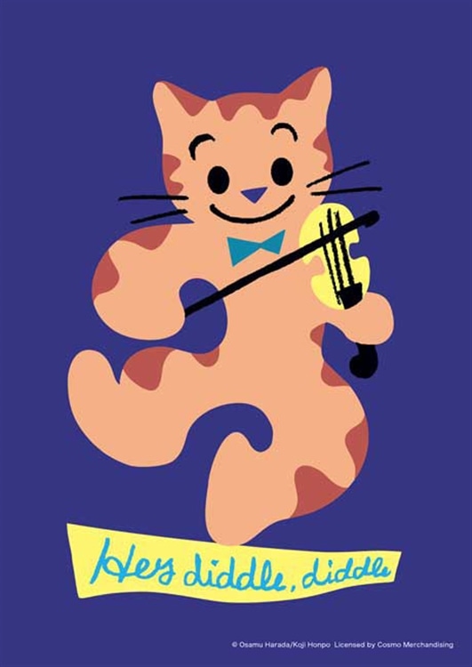 キャット（ネイビー）　(オサムグッズ)　108ピース　ジグソーパズル　●予約　APP-108-101 18.2×25.7cm