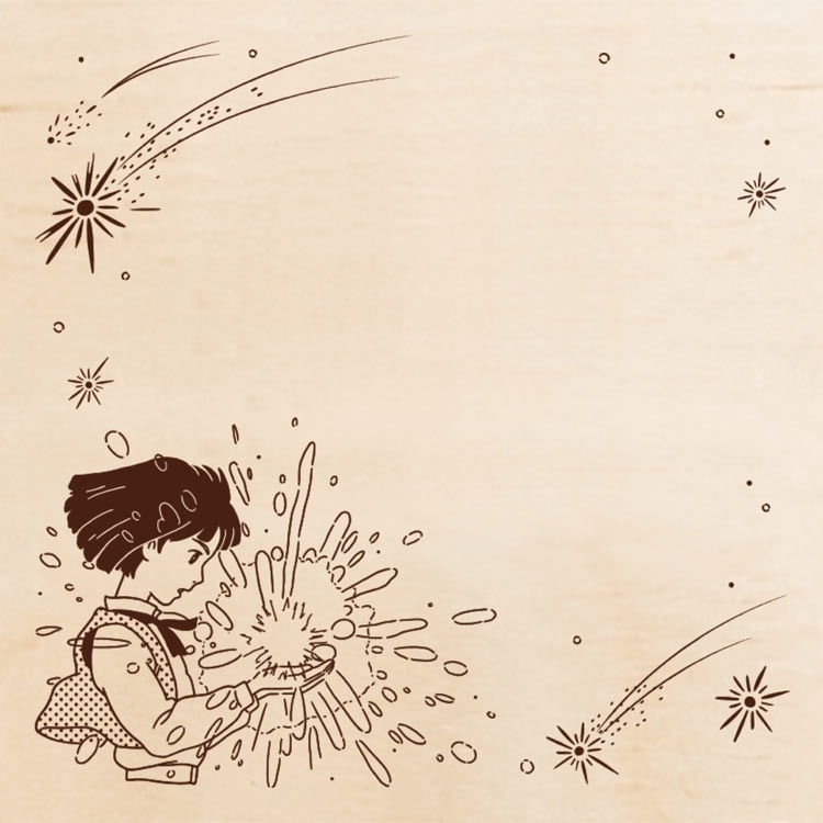 いろどりはんこ 邂逅/ハウルの動く城 ハウルの動く城 ●予約 BEV-TSW-195 W60×H60×D23mm