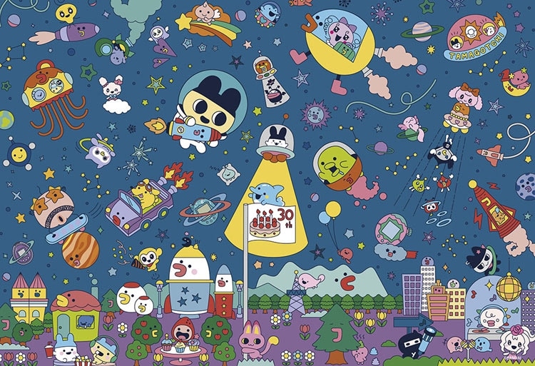 たまごっち じぐそーぱずる　(たまごっち)　300ピース　ジグソーパズル　●予約　BEV-300-187 26×38cm