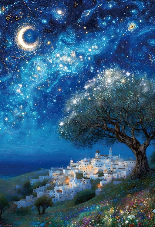 星降る夜の記憶 (Nakata) 1000ピース ジグソーパズル ●予約 BEV-1000-163 49×72cm