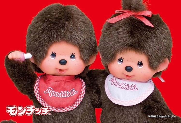 男の子、女の子 ブラウン・ペア　(モンチッチ)　300ピース　ジグソーパズル　●予約　CUT-300-373 26×38cm