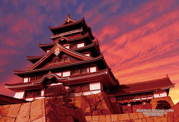 京都府京都市「伏見桃山城 大天守」　300ピース　ジグソーパズル　●予約　CUT-300-473 26×38cm