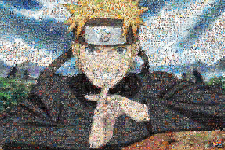 ENS-1000-395 NARUTO NARUTO-ナルト-疾風伝 モザイクアート 1000ピース