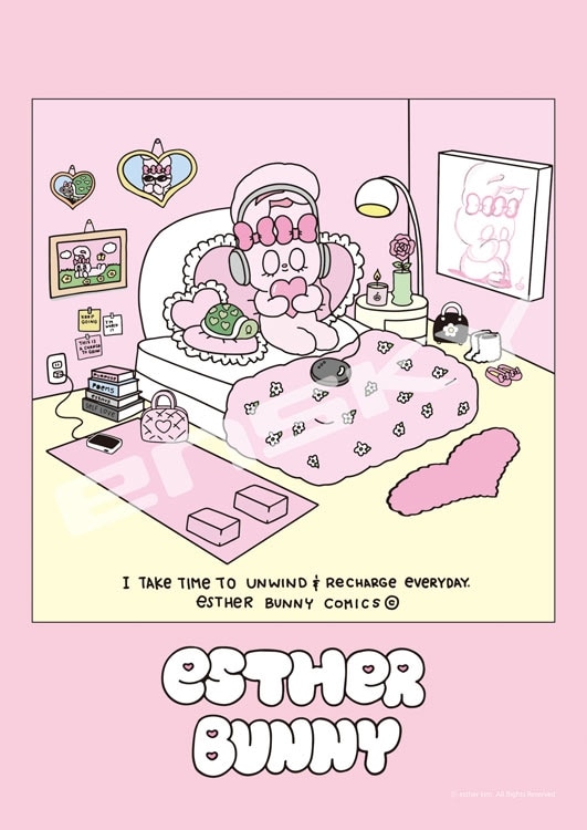 I TAKE TIME TO UNWIND　(エスターバニー)　208ピース　ジグソーパズル　●予約　ENS-208-156 18.2×25.7cm