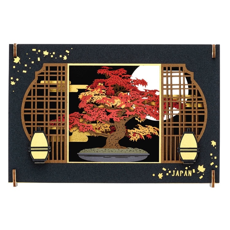 BONSAI -紅葉- ●予約 ENS-PT-WL32 H100×W152×D42mm