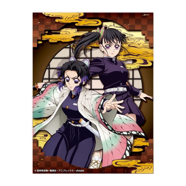 ペーパーシャドーアートミニ 胡蝶しのぶ＆栗花落カナヲ（鬼滅の刃）　(鬼滅の刃)　●予約　ENS-SA-M83　［CP-PA］ H128×W96×D20mm