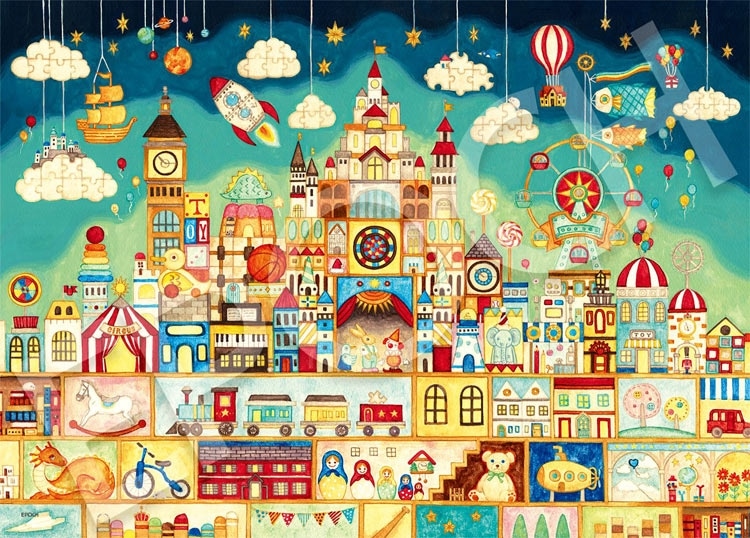 おもちゃの国 (西村典子) 500ピース ジグソーパズル ●予約 EPO-07-476s 38×53cm