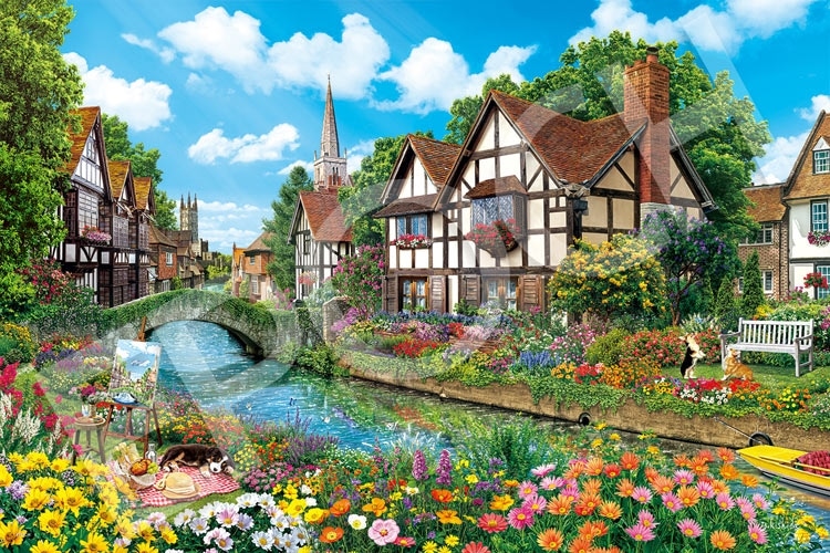 思い出の散歩道　(キシダヨシマサ)　1000ピース　ジグソーパズル　●予約　EPO-12-626s 50×75cm